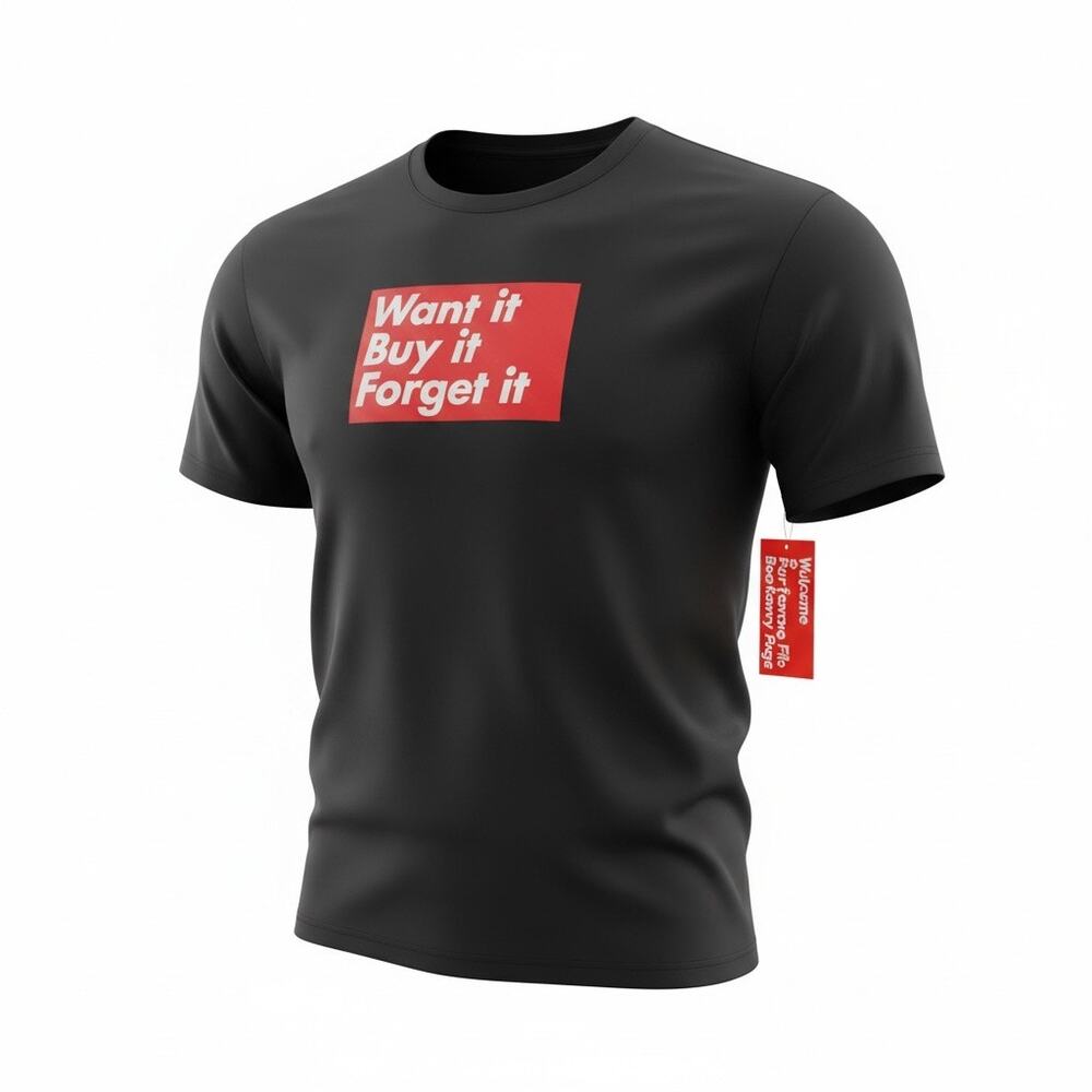 Volcom X Barbara Kruger Graphic Shirt Size XXL-Want It Buy It Forget It NWT